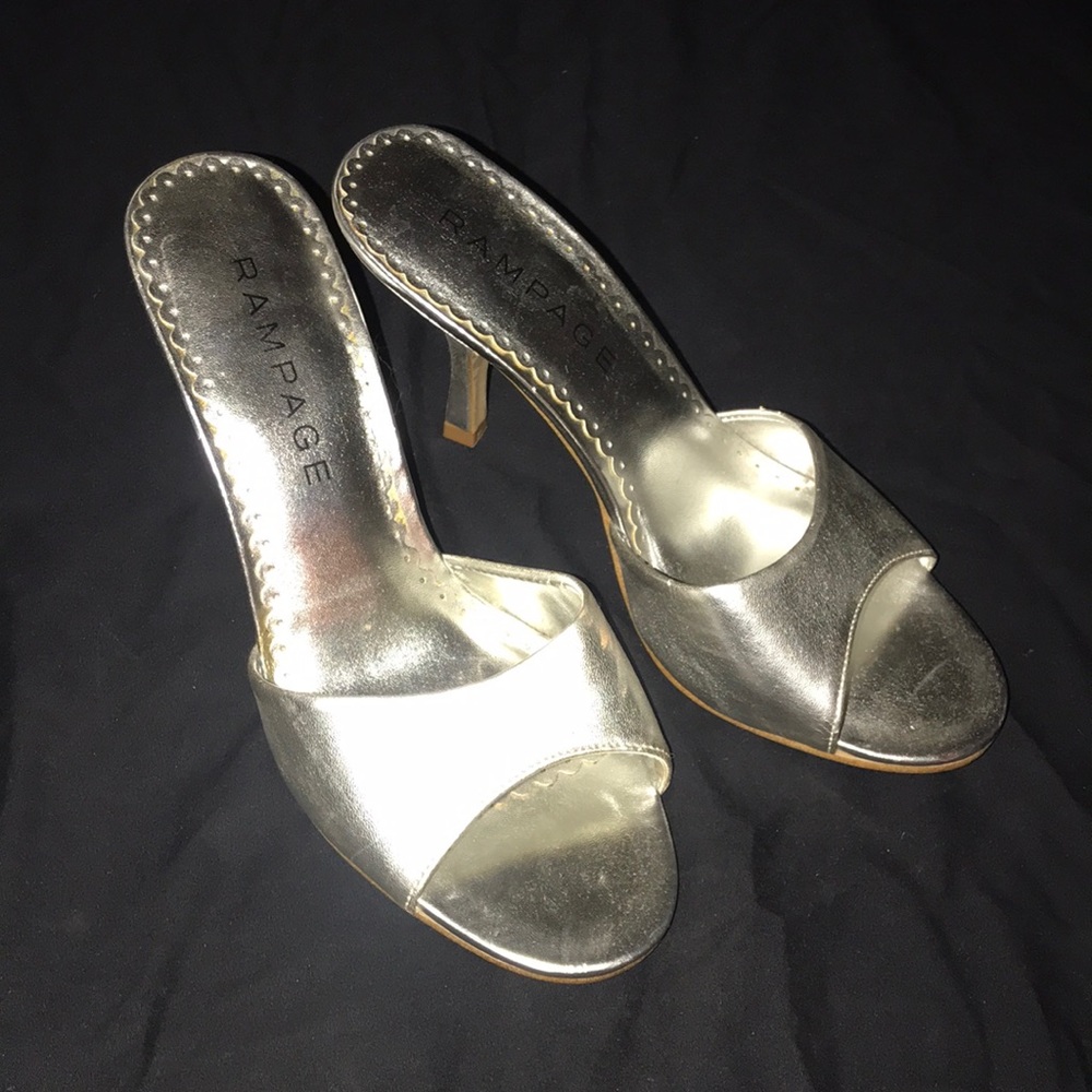 Rampage Silver Heels